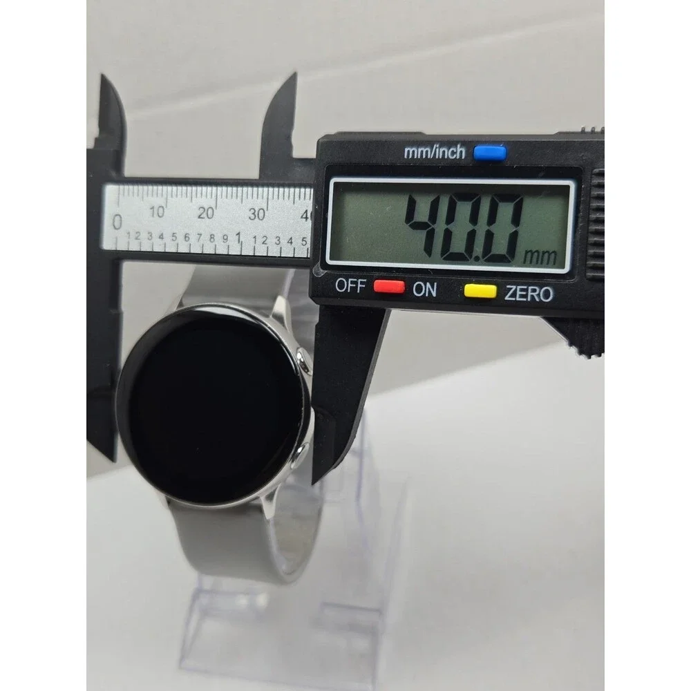 Samsung Galaxy Watch Active SM R500 40mm Silver Bluetooth GPS Fitness *READ